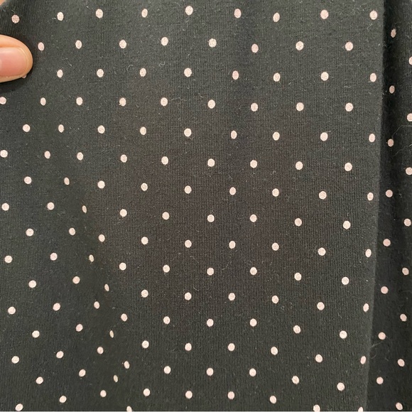 Torrid sweetheart black dress w/ pink dots - Picture 4 of 5